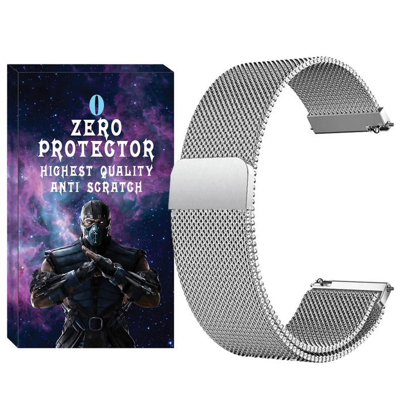 بند زیرو مدل Milanese-ZR-TW مناسب برای ساعت هوشمند سامسونگ Galaxy Gear S3 Frontier SM-R760