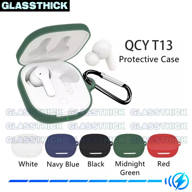 کاور گلستیک مدل Silicon-GL مناسب برای کیس هدفون بی سیم کیو سی وای T13 ANC