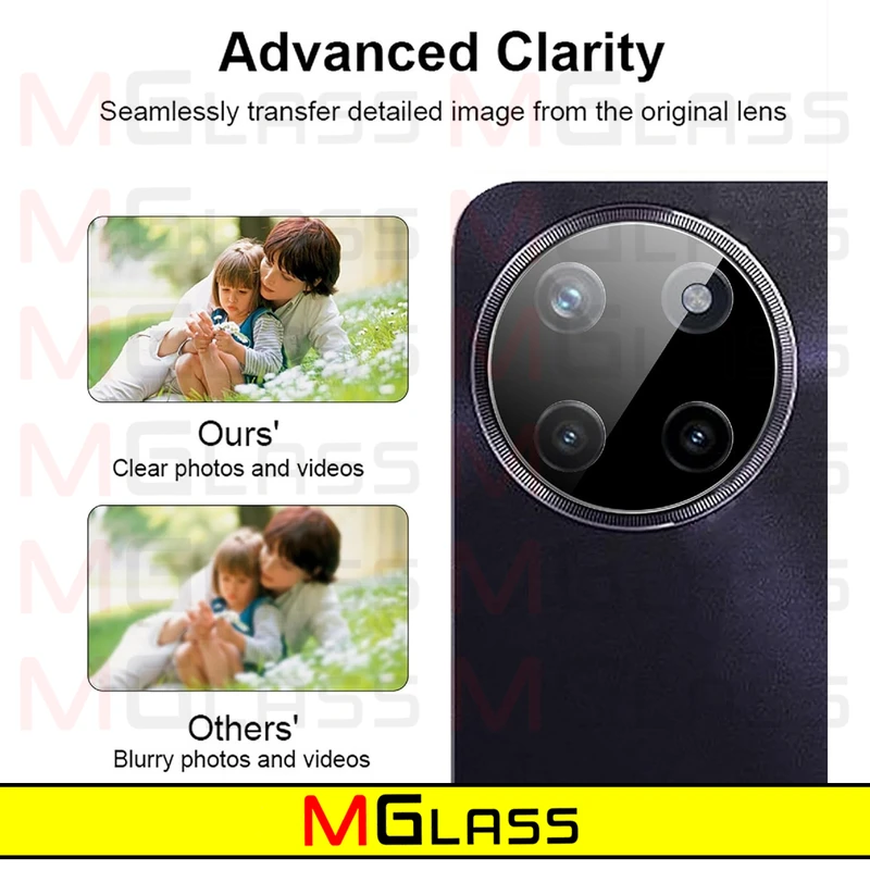 محافظ لنز دوربین ام‌گلس مدل 3D-MG مناسب برای گوشی موبایل Realme 11 4G