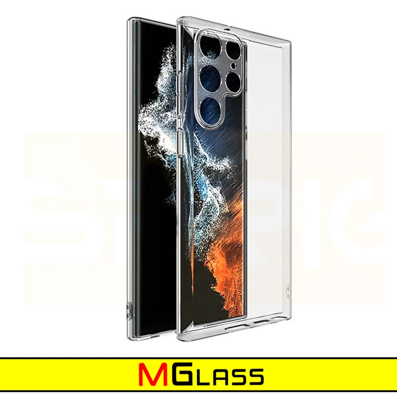 کاور ام‌گلس مدل Clear مناسب برای گوشی موبایل سامسونگ Galaxy S22 Ultra