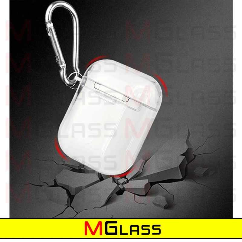کاور ام‌گلس مدل Clear-MG مناسب برای کیس اپل ایرپاد Airpods 1 / Airpods 2