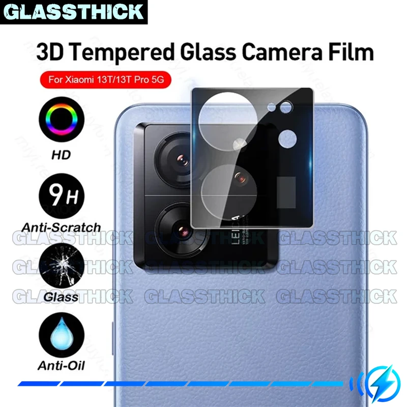 محافظ لنز دوربین گلستیک مدل 3D-GL مناسب برای گوشی موبایل شیائومی 13T / 13T Pro