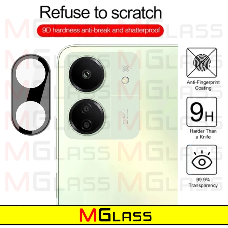 محافظ لنز دوربین ام‌گلس مدل 3D-MG مناسب برای گوشی موبایل شیائومی Redmi 13C