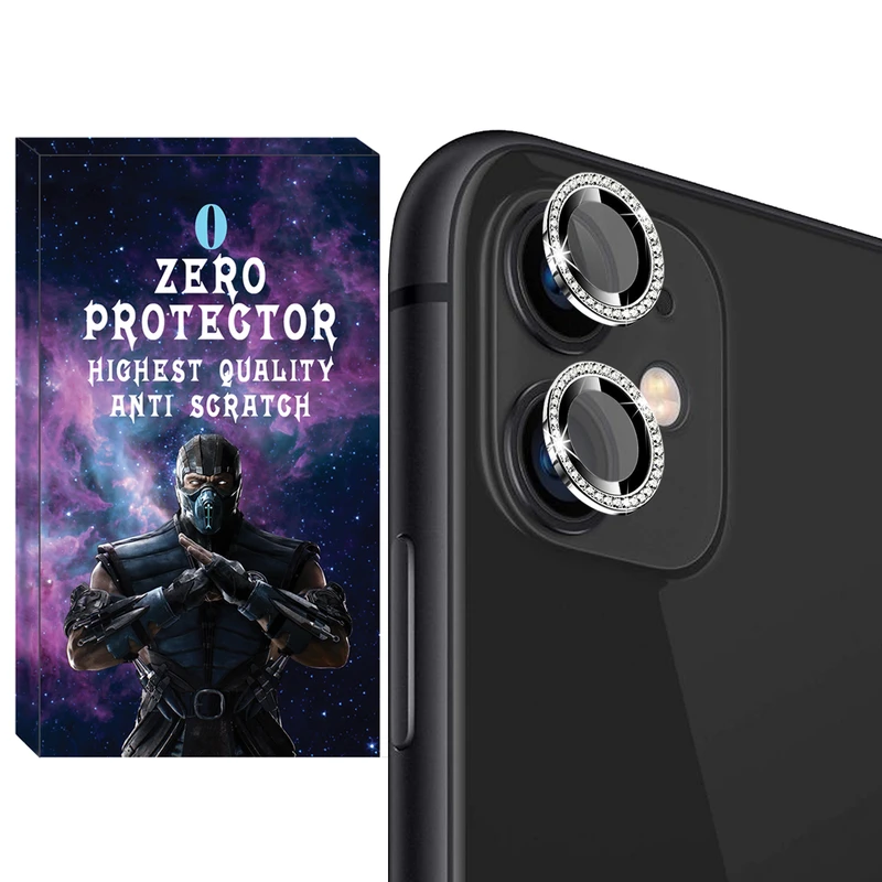 محافظ لنز دوربین زیرو مدل Metal-Diamond مناسب برای گوشی موبایل اپل Iphone 12