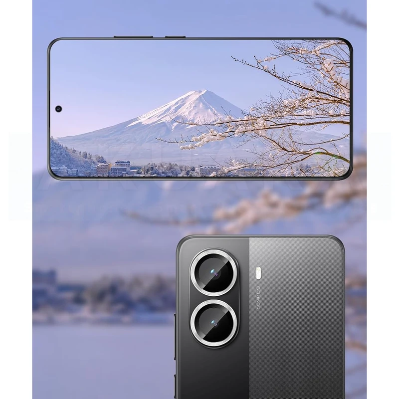 محافظ لنز دوربین رینگی آکوآرا مدل Ring MT مناسب برای گوشی موبایل شیائومی Poco X7 Pro