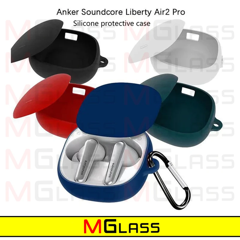 کاور ام‌گلس مدل Silicon-MG مناسب برای کیس هدفون بی سیم انکر Liberty Air 2 Pro