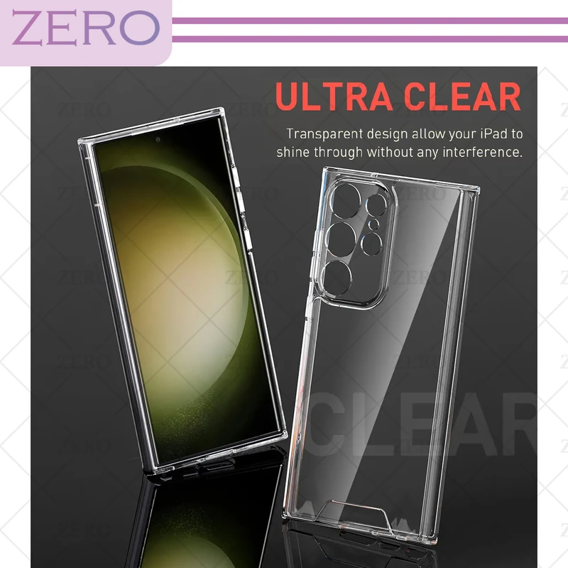 کاور زیرو مدل Clear-ZR مناسب برای گوشی موبایل سامسونگ Galaxy S24 Ultra 5G