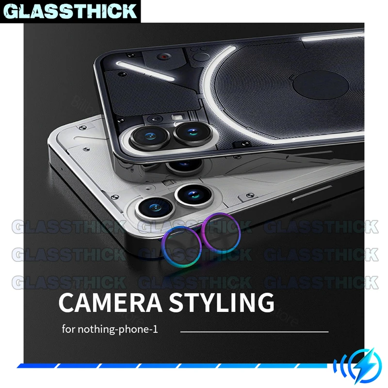 محافظ لنز دوربین رینگی گلستیک مدل Ring-Metal-GL مناسب برای گوشی موبایل ناتینگ Phone 1