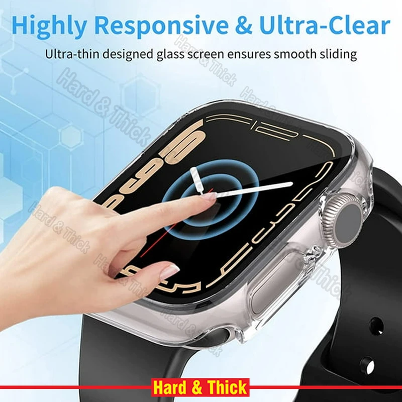 کاور هارد اند تیک مدل GUARD-HT مناسب برای اپل واچ Series SE 2022 Aluminum Case 44mm / SE 2021 Aluminum Case 44mm / Series 5 44mm / Series 6 44mm / SE 44mm