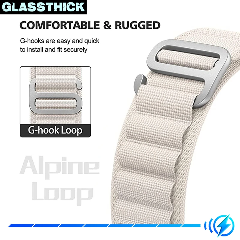 بند گلستیک مدل Loop Alpine مناسب برای اپل واچ Series 1 Aluminum 38mm