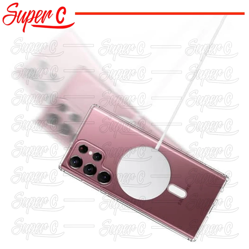 کاور سوپرسی مدل SC-Magsafe-Clear مناسب برای گوشی موبایل سامسونگ Galaxy S24 Ultra