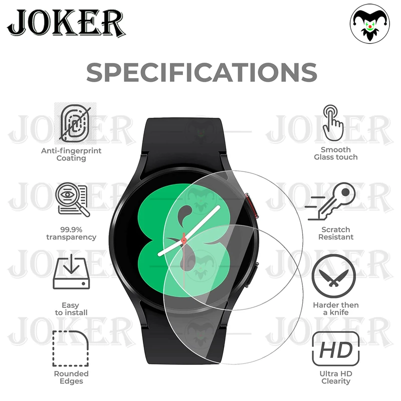 محافظ صفحه نمایش شیشه‌ای جوکر مدل SH-JK مناسب برای ساعت هوشمند سامسونگ Galaxy watch 6 Classic 43mm
