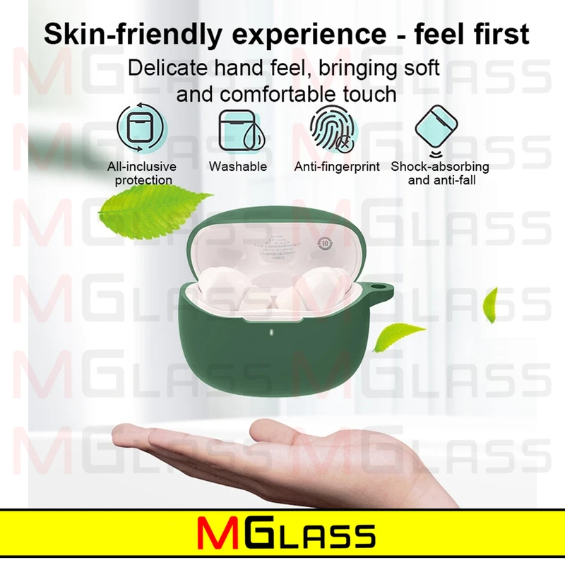 کاور ام‌گلس مدل Silicon-MG مناسب برای کیس هدفون بی سیم انکر Life P2i