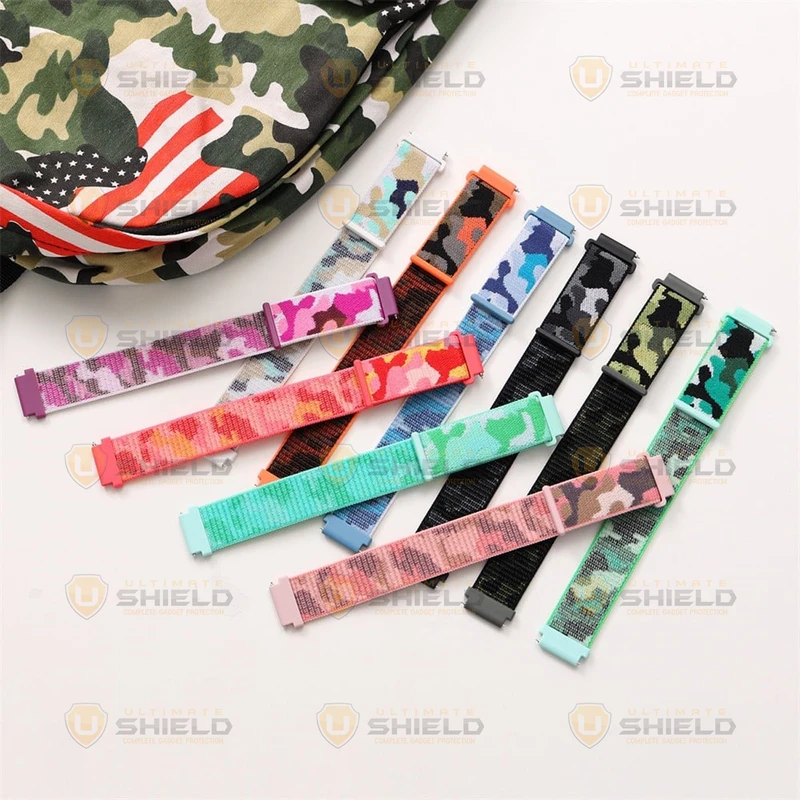 بند آلتیمیت شیلد مدل Nylon-Army-UL-TW مناسب برای ساعت هوشمند ایمیلب W01 / W02 / W12 / W13 / KW12 / KW66