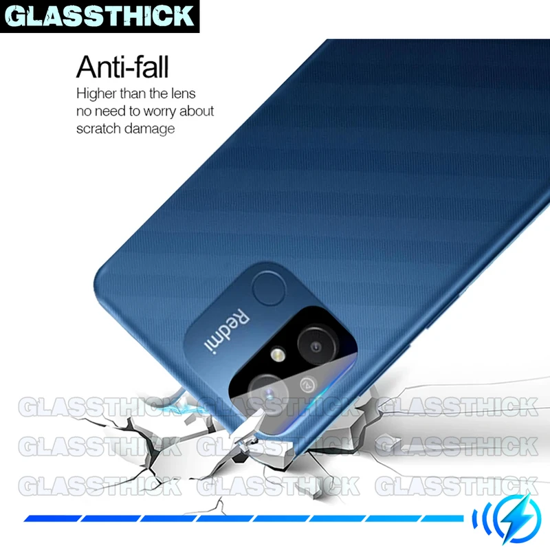 محافظ لنز دوربین گلستیک مدل 3D-GL مناسب برای گوشی موبایل شیائومی Redmi 12C