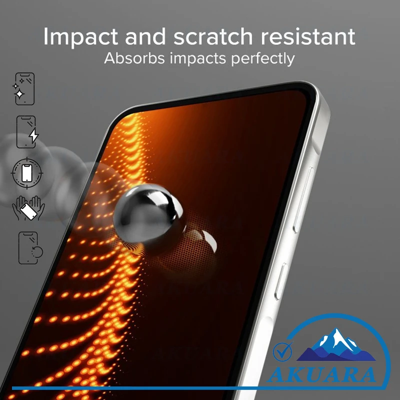 محافظ صفحه نمایش آنتی استاتیک آکوآرا مدل NC Antistatic AKU nas1 مناسب برای گوشی موبایل اپل Iphone 15 / 16