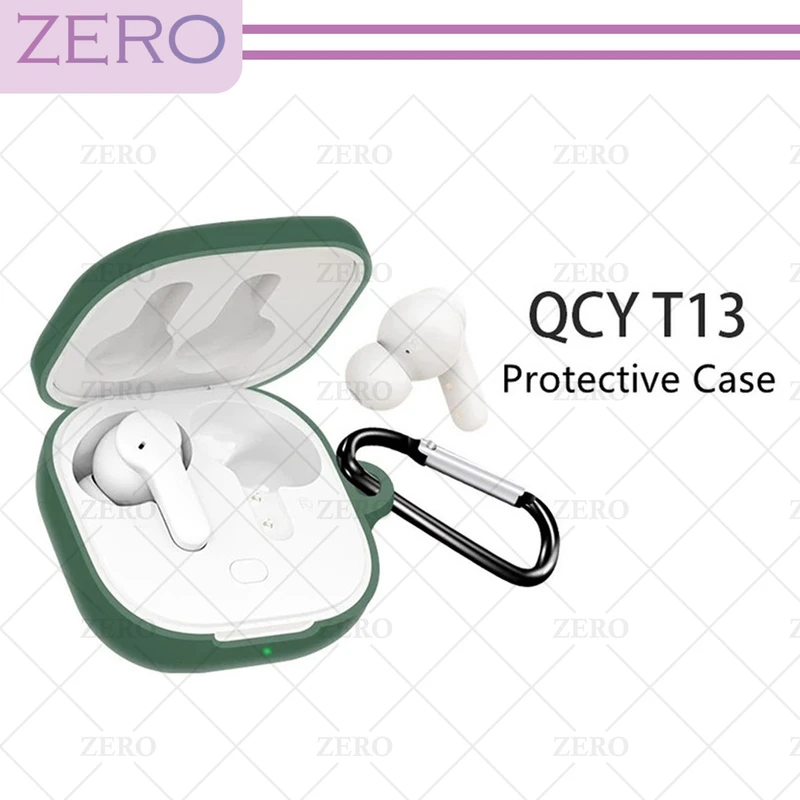کاور زیرو مدل Silicon-ZR مناسب برای کیس هدفون بی سیم کیو سی وای T13 ANC