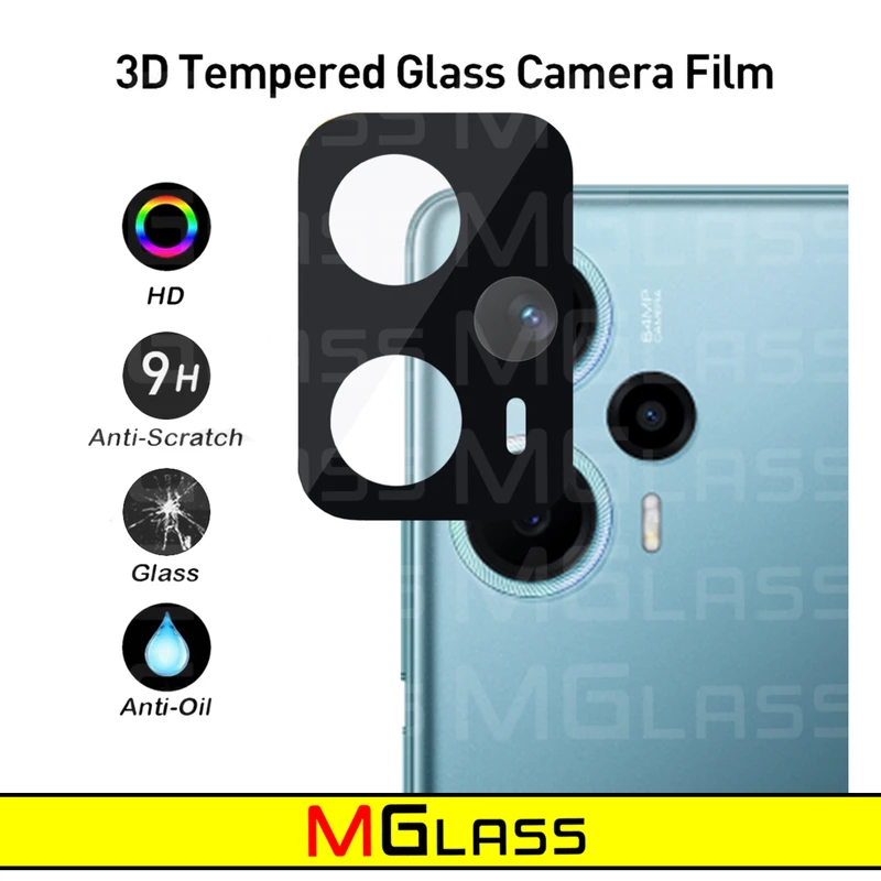 محافظ لنز دوربین ام‌گلس مدل 3D-MG مناسب برای گوشی موبایل شیائومی Poco F5 5G