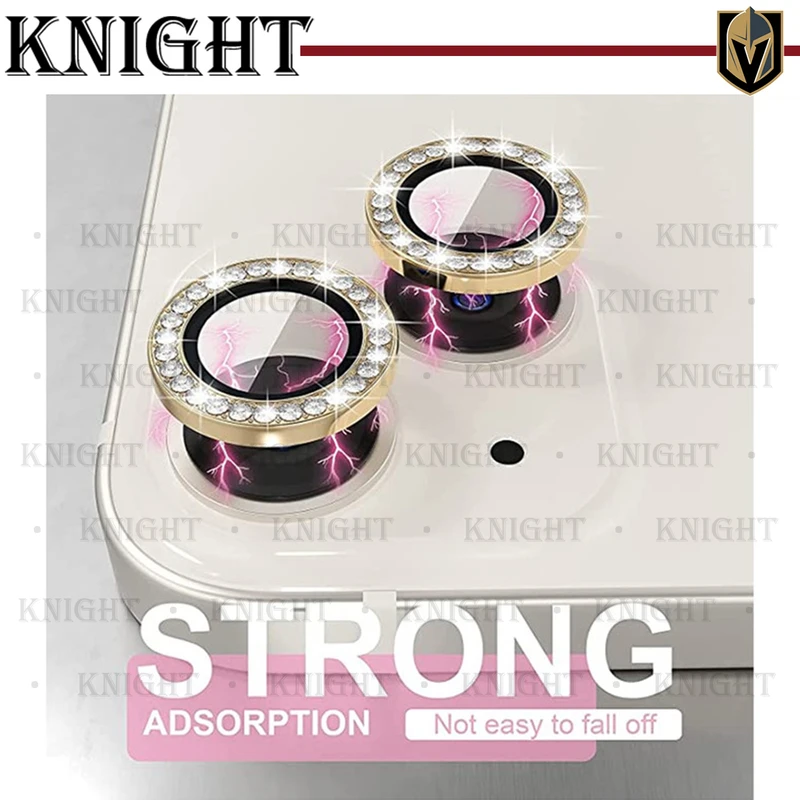 محافظ لنز دوربین نایت مدل Ring-Diamond مناسب برای گوشی موبایل اپل Iphone 11