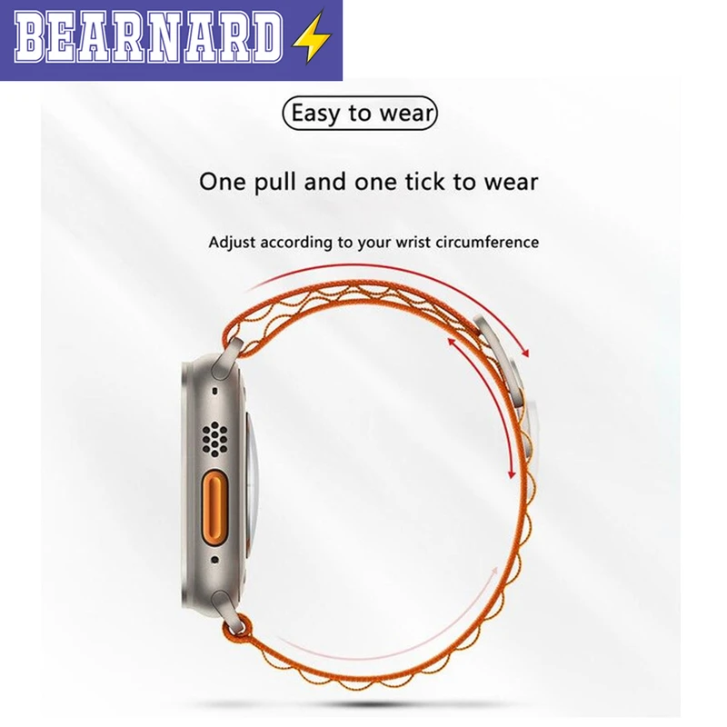 بند برنارد مدل Loop Alpine مناسب برای اپل واچ Series 3 Aluminum 42mm