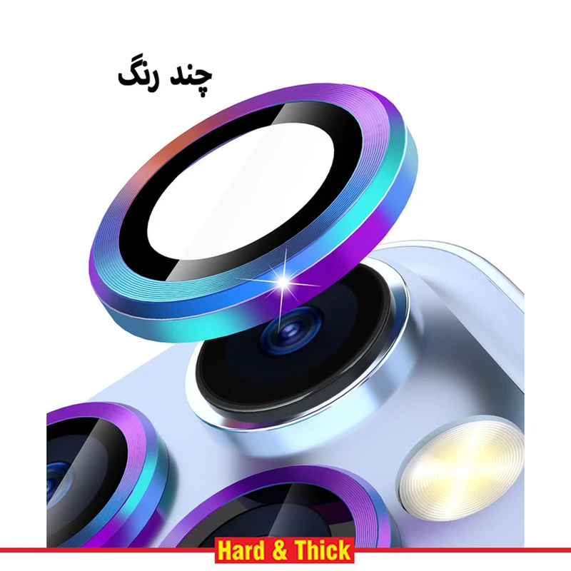 محافظ لنز دوربین هارد اند تیک مدل Ring Metal مناسب برای گوشی موبایل سامسونگ Galaxy A54 5G
