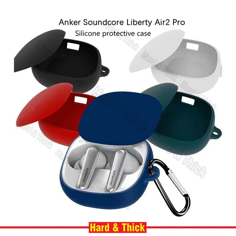 کاور هارد اند تیک مدل Silicon-HT مناسب برای کیس هدفون بی سیم انکر Liberty Air 2 Pro