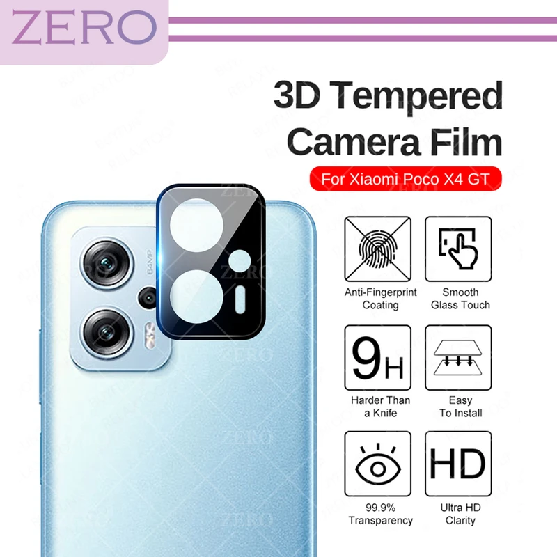 محافظ لنز دوربین زیرو مدل 3D-ZR مناسب برای گوشی موبایل شیائومی POCO X4 GT 5G