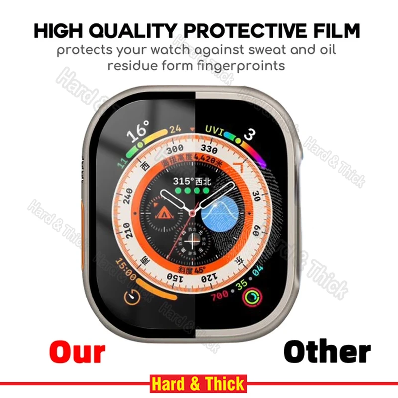 محافظ صفحه نمایش نانو هارد اند تیک مدل PMA-HT مناسب برای اپل واچ Ultra / Ultra 2 49mm