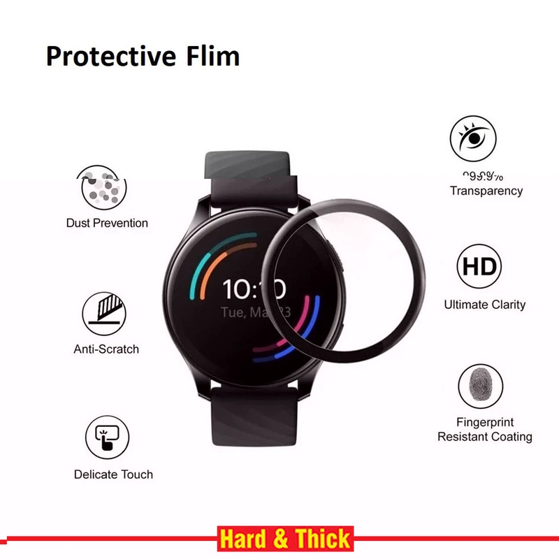 محافظ صفحه نمایش نانو هارد اند تیک مدل NHT مناسب برای ساعت هوشمند شیائومی Mi Watch Color Sport بسته سه عددی