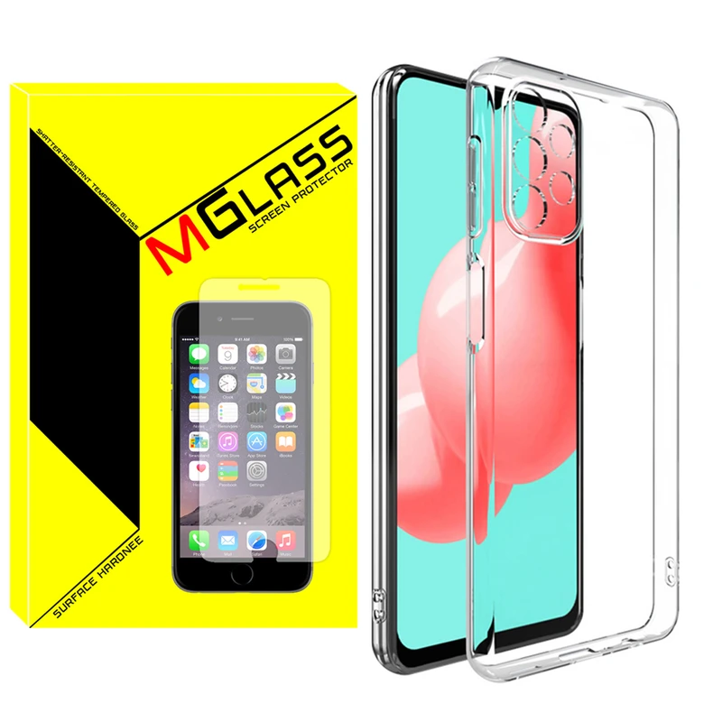 کاور ام‌گلس مدل Clear مناسب برای گوشی موبایل سامسونگ Galaxy A32 5G / A13 4G