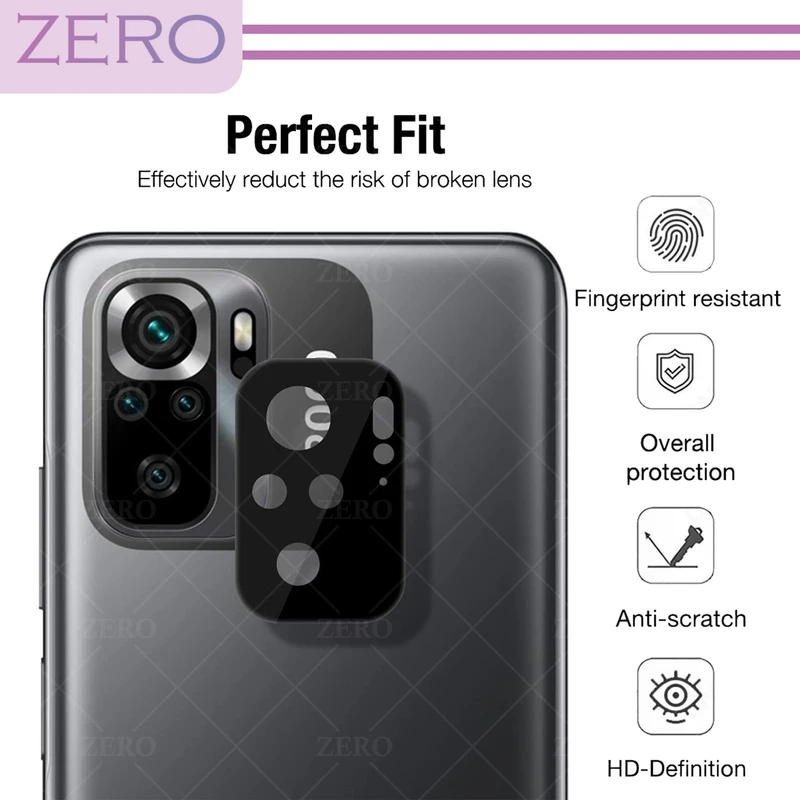 محافظ لنز دوربین زیرو مدل 3D-ZR مناسب برای گوشی موبایل شیائومی Poco M5s