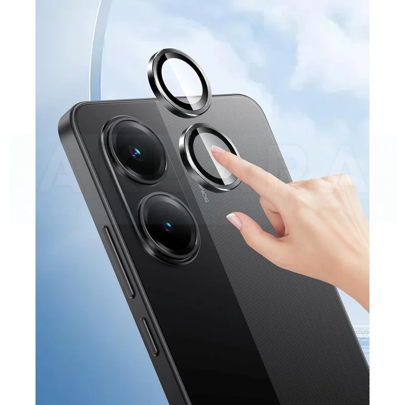 محافظ لنز دوربین رینگی آکوآرا مدل Ring MT مناسب برای گوشی موبایل شیائومی Poco X7 Pro