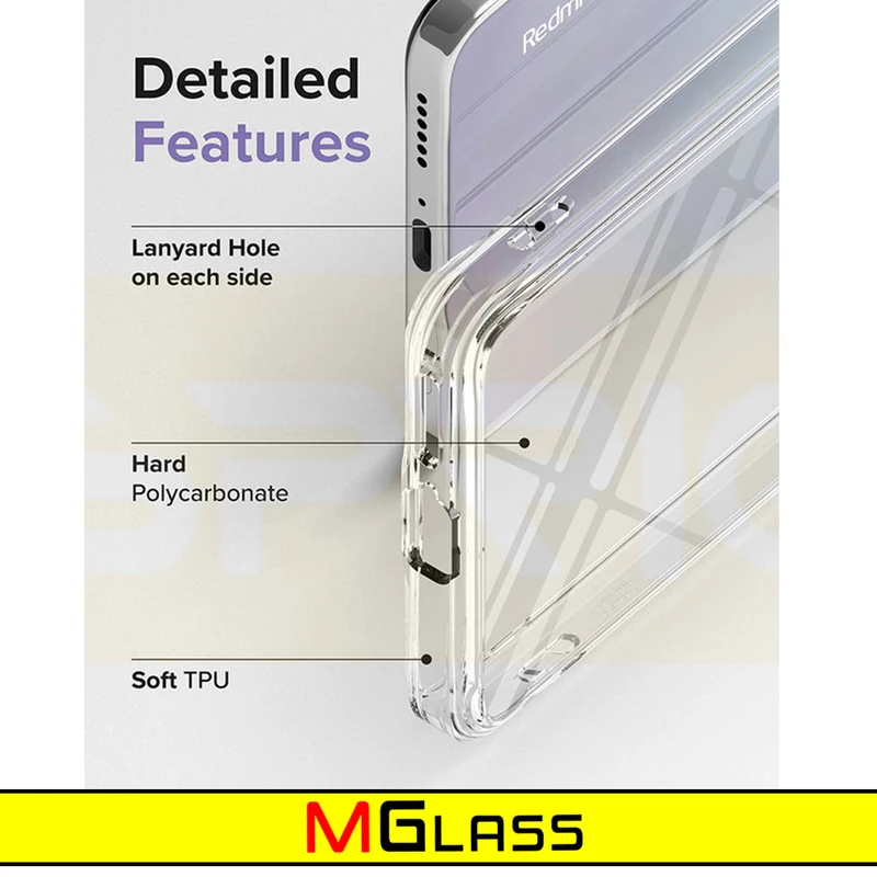 کاور ام‌گلس مدل Clear مناسب برای گوشی موبایل شیائومی Redmi Note 11 4G Global / Note 11s 4G