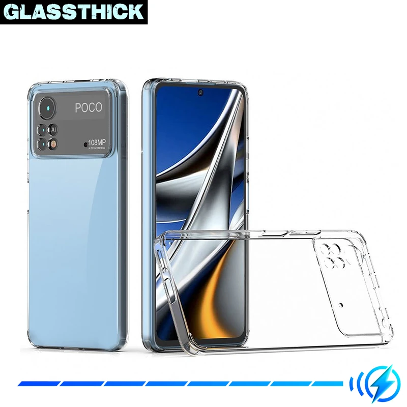کاور گلستیک مدل Clear مناسب برای گوشی موبایل شیائومی Poco X4 pro 5G