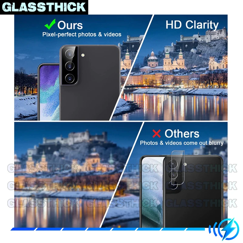 محافظ لنز دوربین گلستیک مدل 3D-GL مناسب برای گوشی موبایل سامسونگ Galaxy S21 FE 5G
