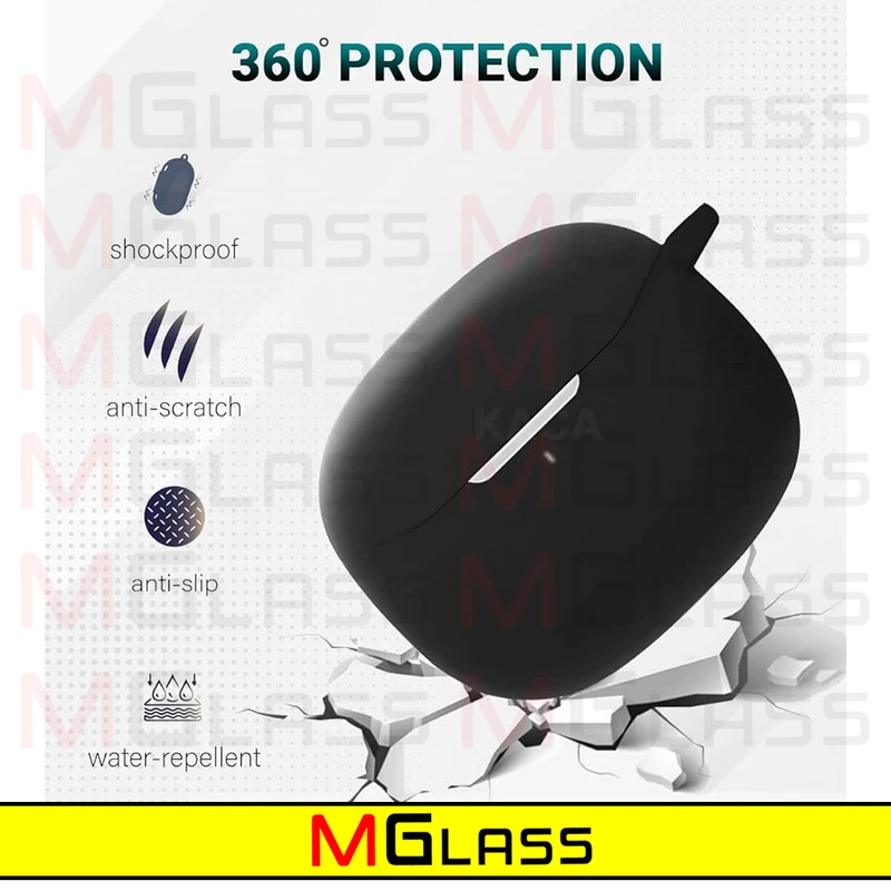 کاور ام‌گلس مدل Silicon-MG مناسب برای کیس هدفون بی سیم انکر Life P2i