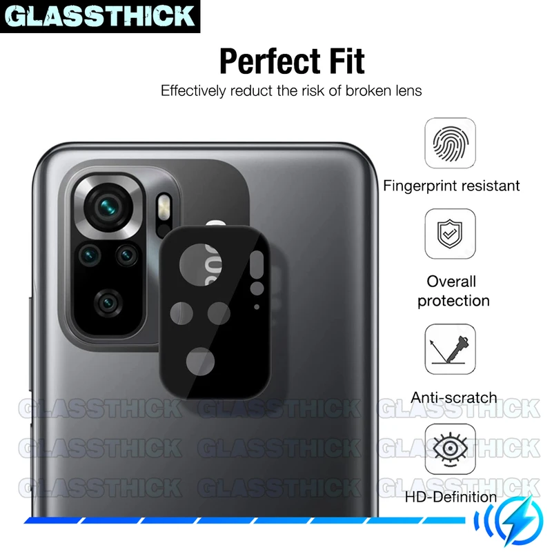 محافظ لنز دوربین گلستیک مدل 3D-GL مناسب برای گوشی موبایل شیائومی Poco M5s