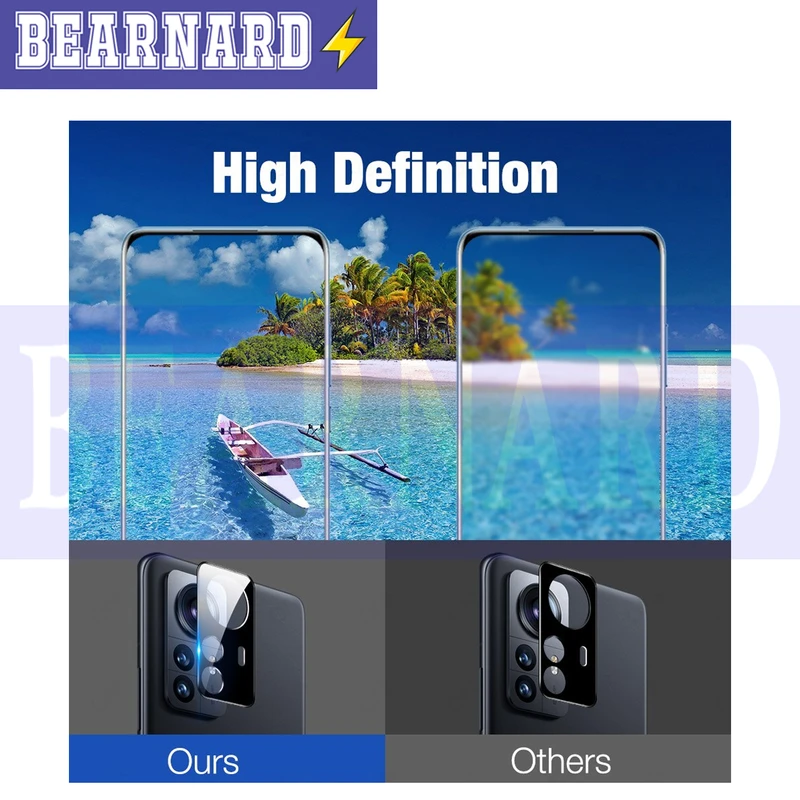 محافظ لنز دوربین برنارد مدل 3D-BR مناسب برای گوشی موبایل شیائومی 12Pro
