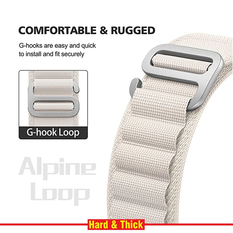 بند هارد اند تیک مدل Loop Alpine مناسب برای اپل واچ Series 2 Aluminum 42mm