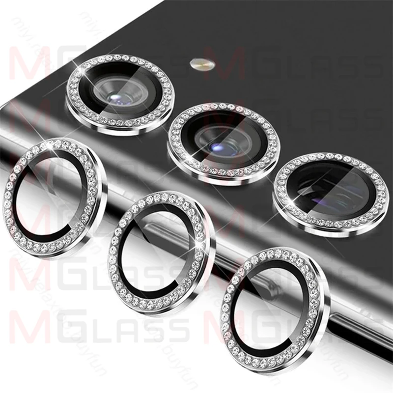 محافظ لنز دوربین رینگی ام‌گلس مدل Ring-Diamond-MG مناسب برای گوشی موبایل سامسونگ Galaxy S23 Fe