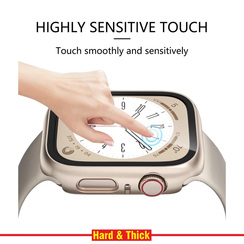 کاور هارد اند تیک مدل HT-360 مناسب برای اپل واچ Series SE 2022 Aluminum Case 40mm / SE 2021 Aluminum Case 40mm / Series 5 40mm / Series 6 40mm / Series 4 40mm به همراه محافظ صفحه نمایش