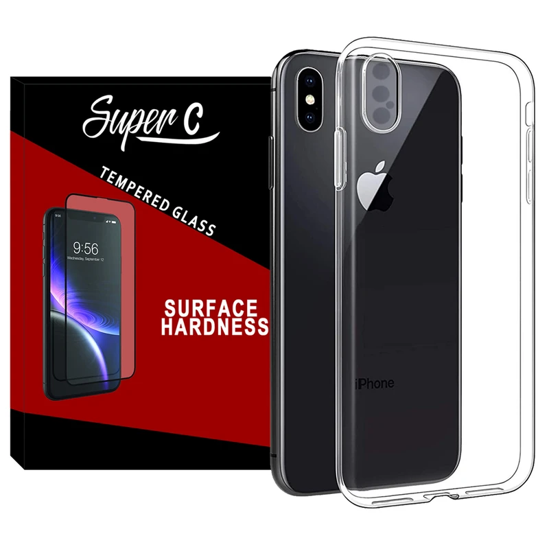 کاور سوپرسی مدل Clear مناسب برای گوشی موبایل اپل iPhone XS Max