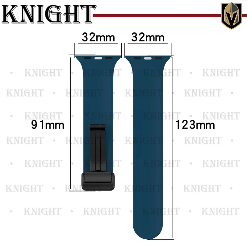 بند نایت مدل Magnetic-KT مناسب برای اپل واچ سری 1/2/3/4/5/6/7/8/SE/Ultra سایز 42/44/45/49 میلی متری