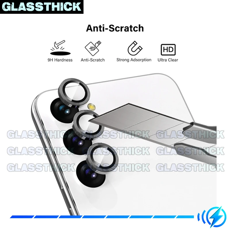 محافظ لنز دوربین رینگی گلستیک مدل Ring-Metal-GL مناسب برای گوشی موبایل سامسونگ Galaxy S23 Fe