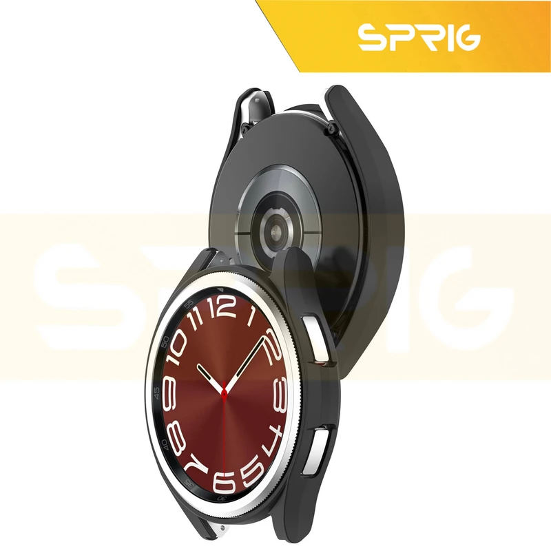 کاور اسپریگ مدل SPG مناسب برای ساعت هوشمند سامسونگ Galaxy Watch 6 Classic 47mm به همراه محافظ صفحه نمایش
