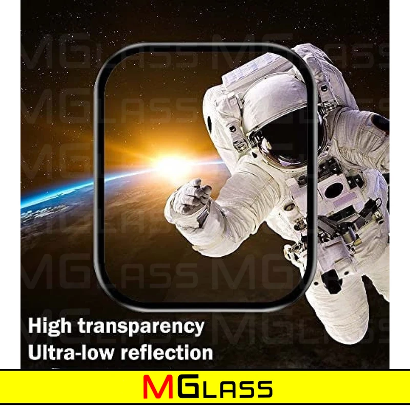 محافظ صفحه نمایش نانو ام‌گلس مدل PMA-MG مناسب برای اپل واچ Series SE 2022 Aluminum Case 40mm / SE 2021 Aluminum Case 40mm / Series 5 40mm / Series 6 40mm / Series 4 40mm بسته دو عددی