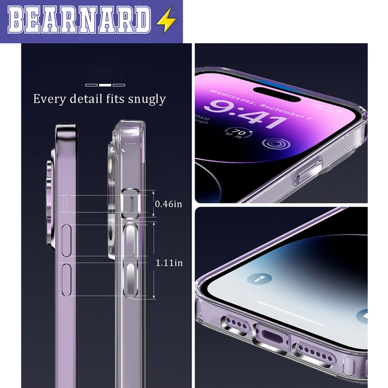 کاور برنارد مدل Clear مناسب برای گوشی موبایل اپل iPhone 13 Pro