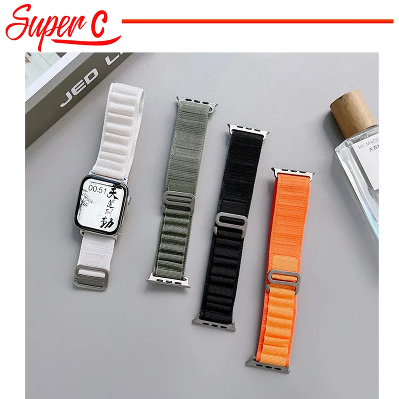 بند سوپرسی مدل Loop Alpine مناسب برای اپل واچ Ultra 49 میلی متر