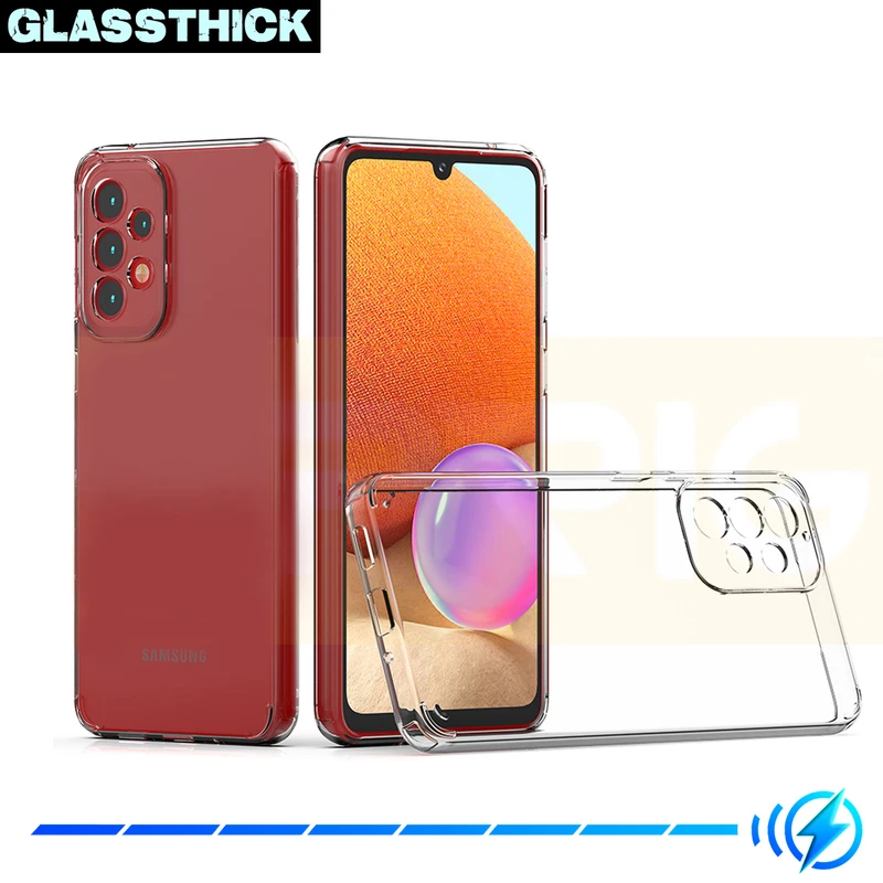 کاور گلستیک مدل Clear مناسب برای گوشی موبایل سامسونگ Galaxy A32 5G / A13 4G