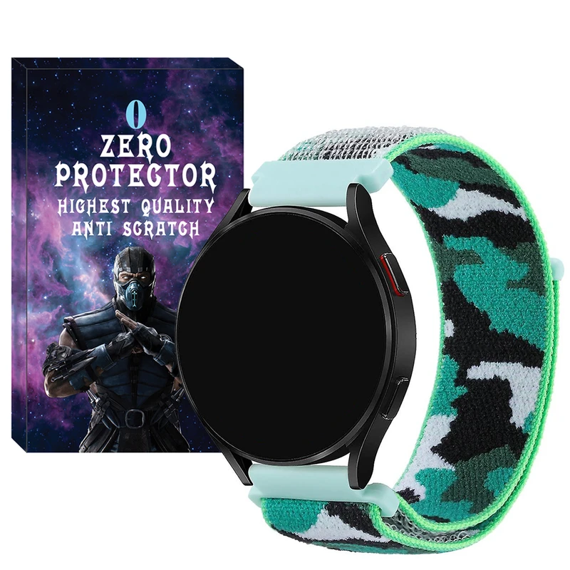 بند زیرو مدل Nylon-Army-ZR-TW مناسب برای ساعت هوشمند شیائومی S1 / S1 Active / S2 / Mi Watch XMWTCL02 / Mi Watch Color 2 / Mi Watch Color